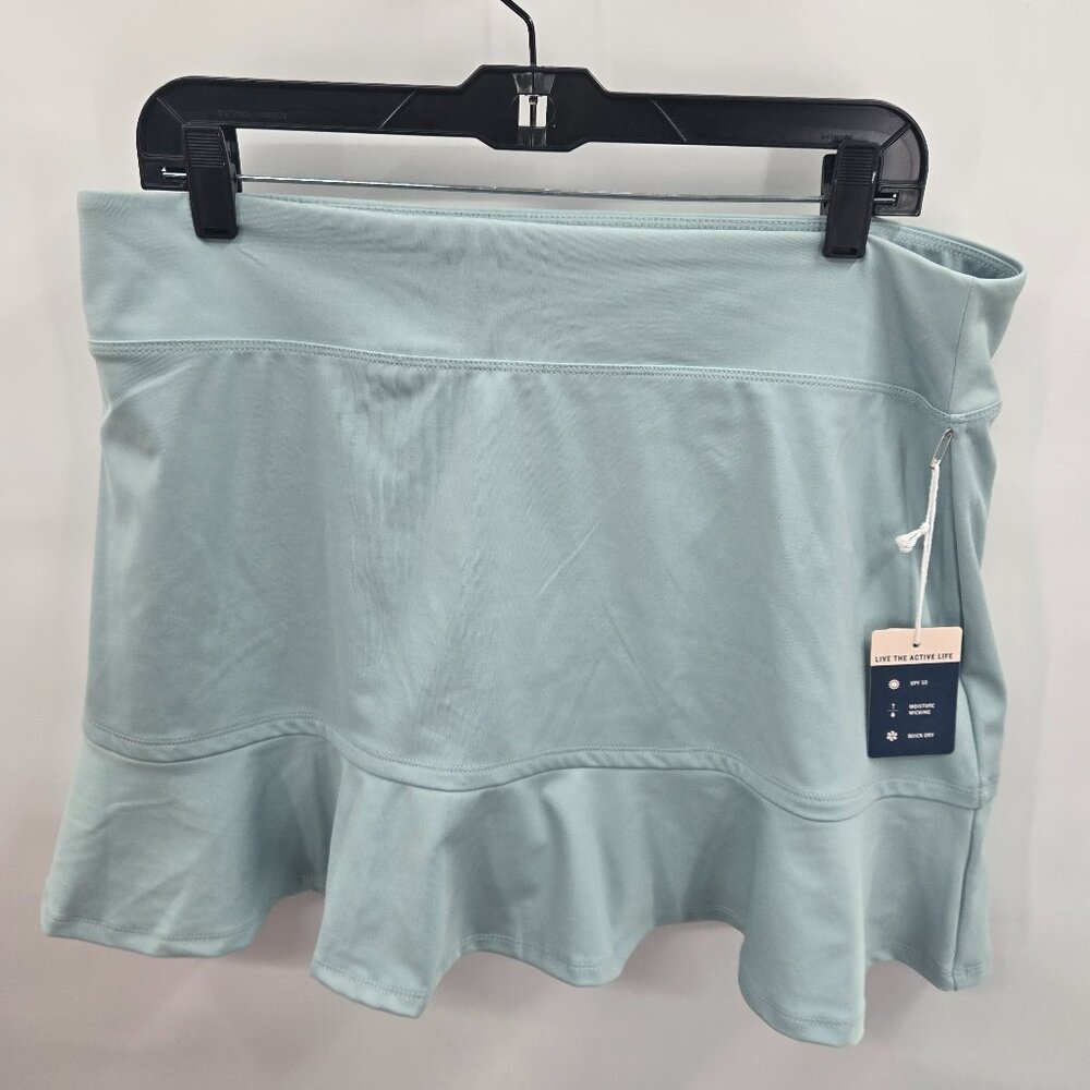 Tommy Bahama Green Pockets Athletic Pickleball Tennis Skort Size XL